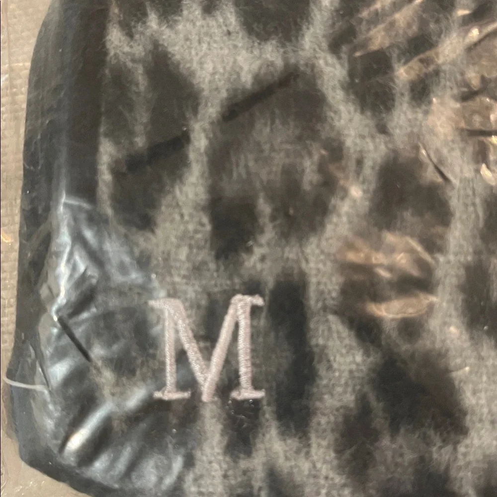 Mud Pie INITIAL LEOPARD GLOVES/D, L,M,N,&T/NWT